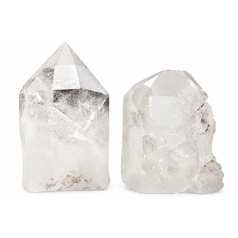 Pointe isolée en Quartz – Corinto, Brésil – Base sciée – Qualité Extra