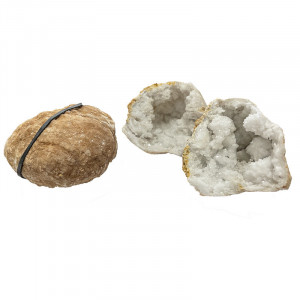 Géode de quartz - la paire - Maroc