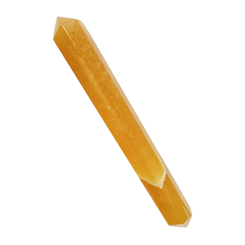 Calcite orange - Pointe longue - 17.5 à 25 cm - La pièce