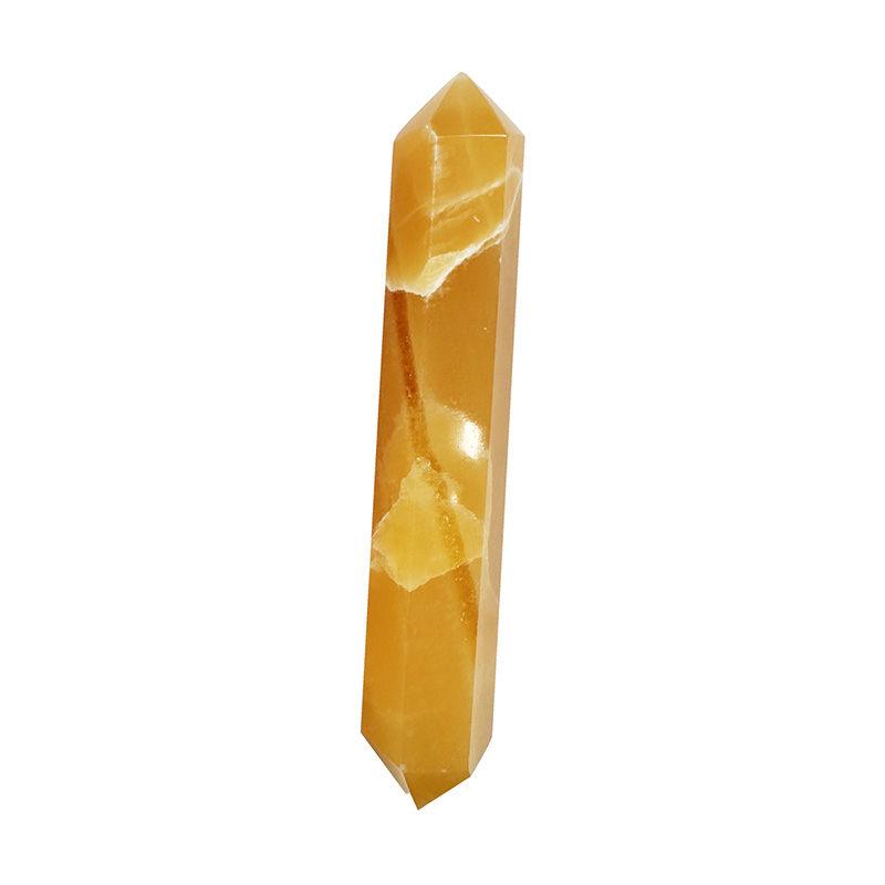 Calcite orange - Pointe moyenne - 11 à 17.5 cm - La pièce