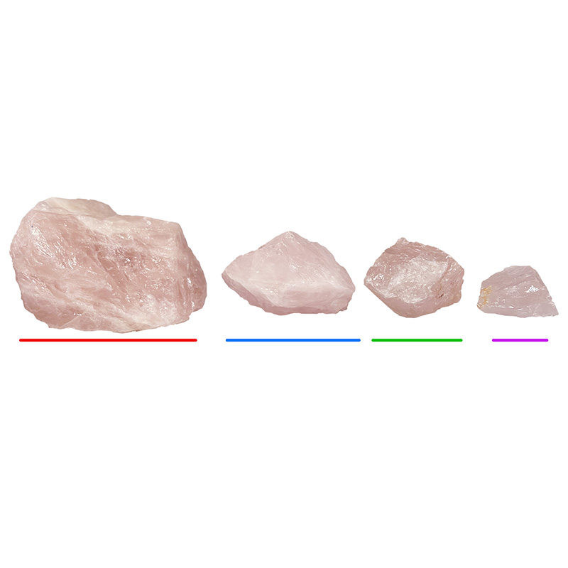 Quartz Rose brut en provenance de Madagascar - Le kg
