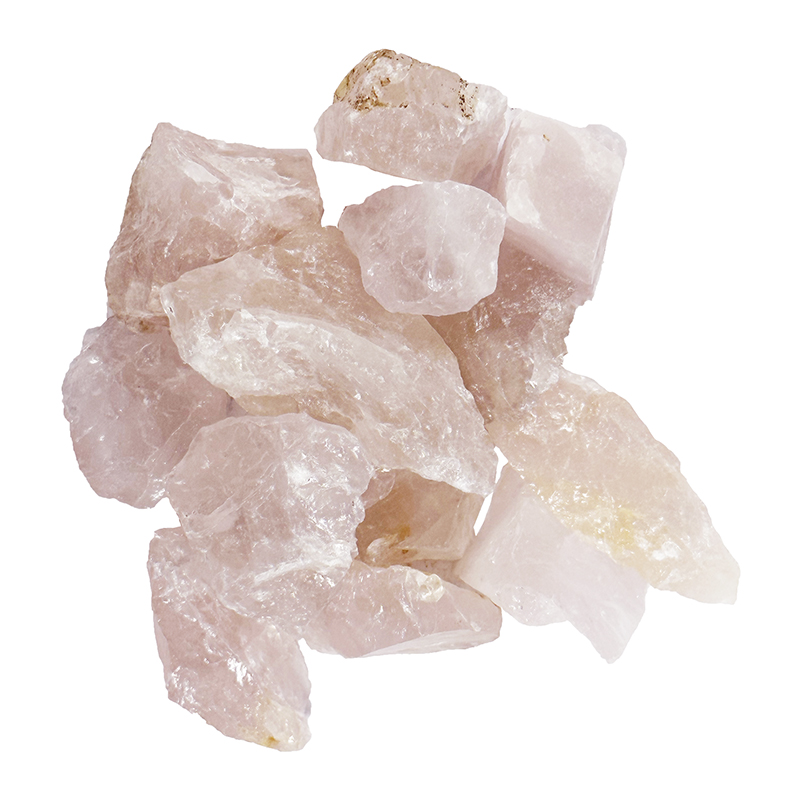 Quartz Rose brut en provenance de Madagascar - Le kg - 4 à 8 cm