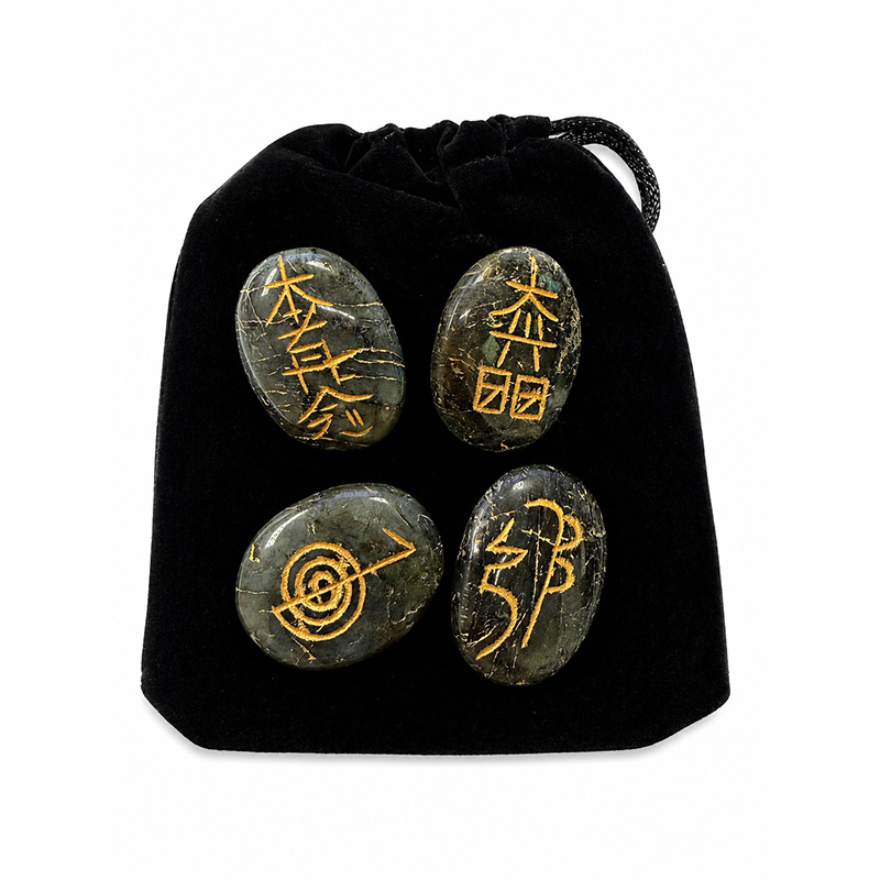 Reiki set de 4 par pierre