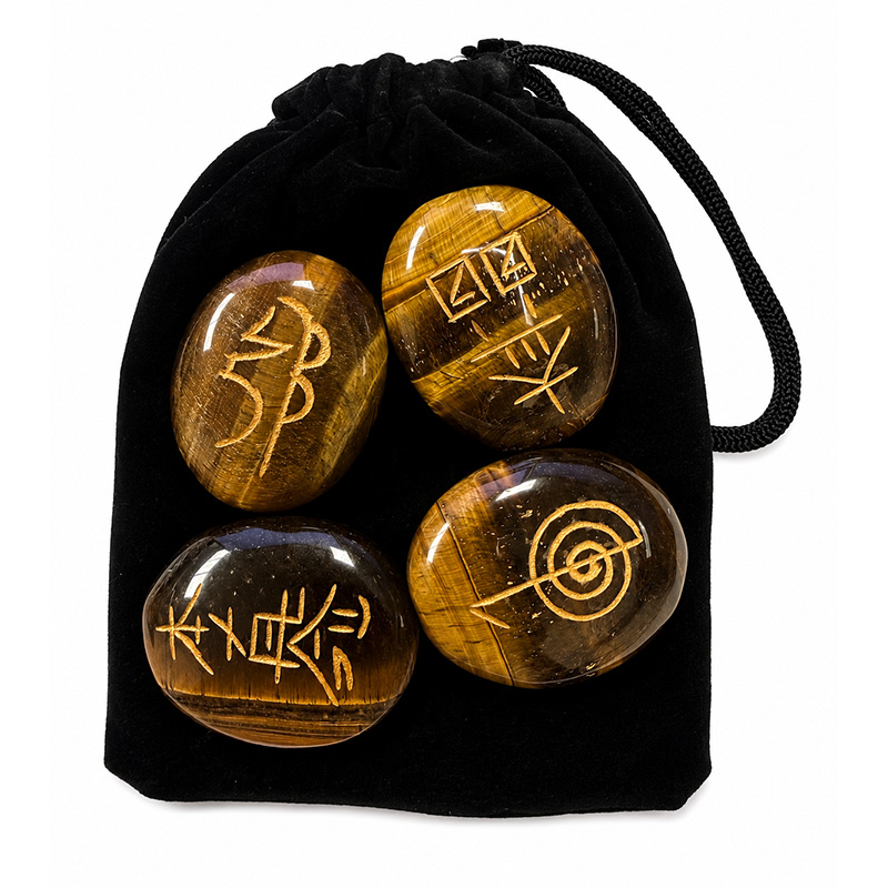 Reiki set de 4 par pierre