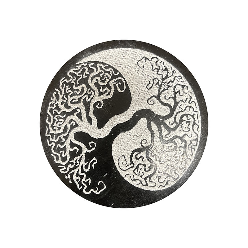 Disque Sélénite Ying Yang - Maroc - la pièce