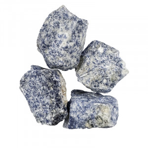 Sodalite brute (Qualité B) du Brésil - Le kg - 3 à 5 cm