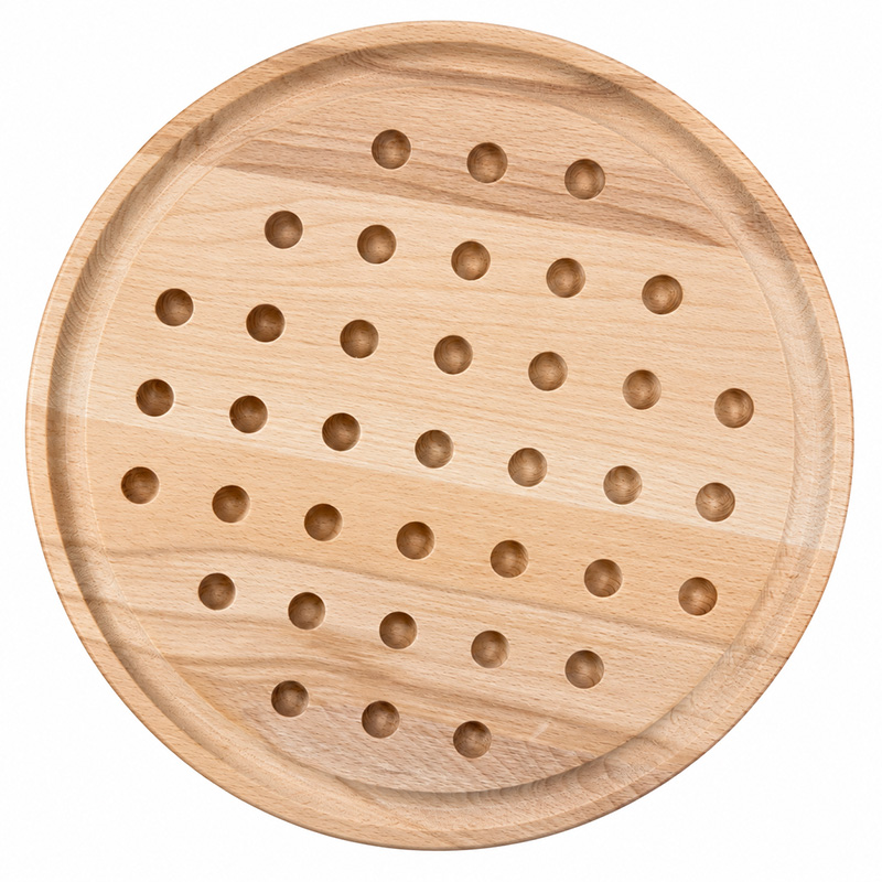 Plateau de Solitaire Bois de Hêtre 35 cm