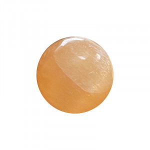 Sphère sélénite orange - Maroc - la pièce