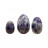 Oeuf Yoni lot 3 tailles assorties Améthyste, obsidienne , quartz rose, rhodonite ou œil de tigre