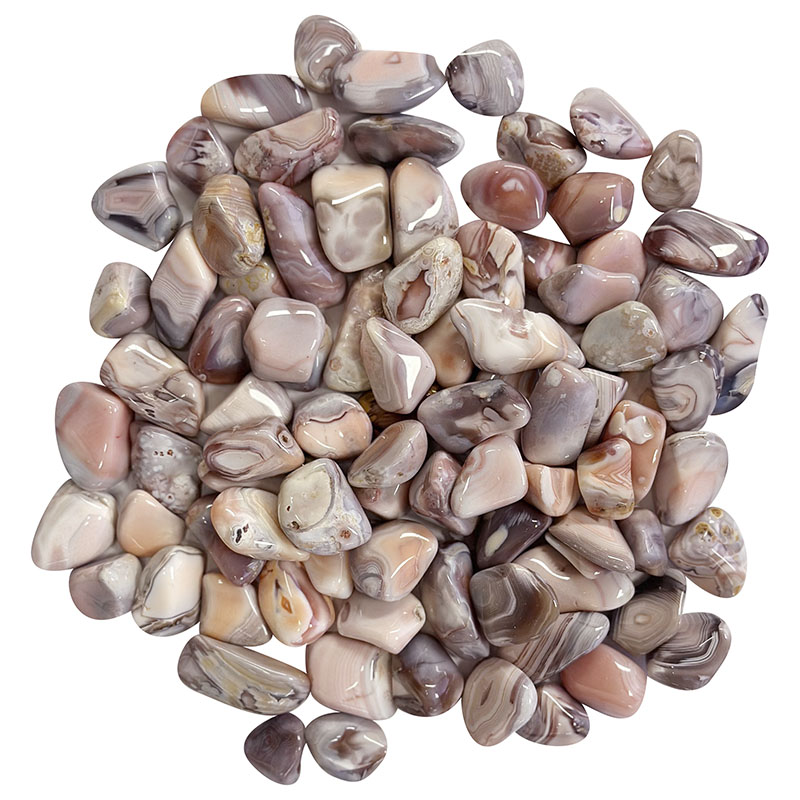 Agate Botswana pierres roulées 500 grs