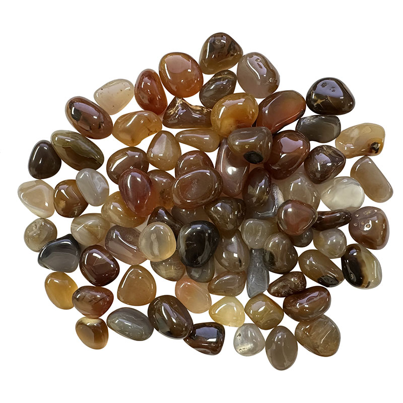 Agate naturelle pierres roulées 1KG