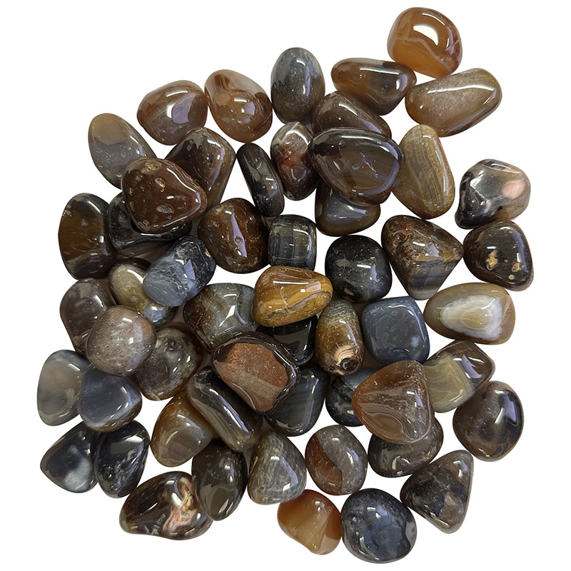 Agate naturelle pierres roulées 1KG