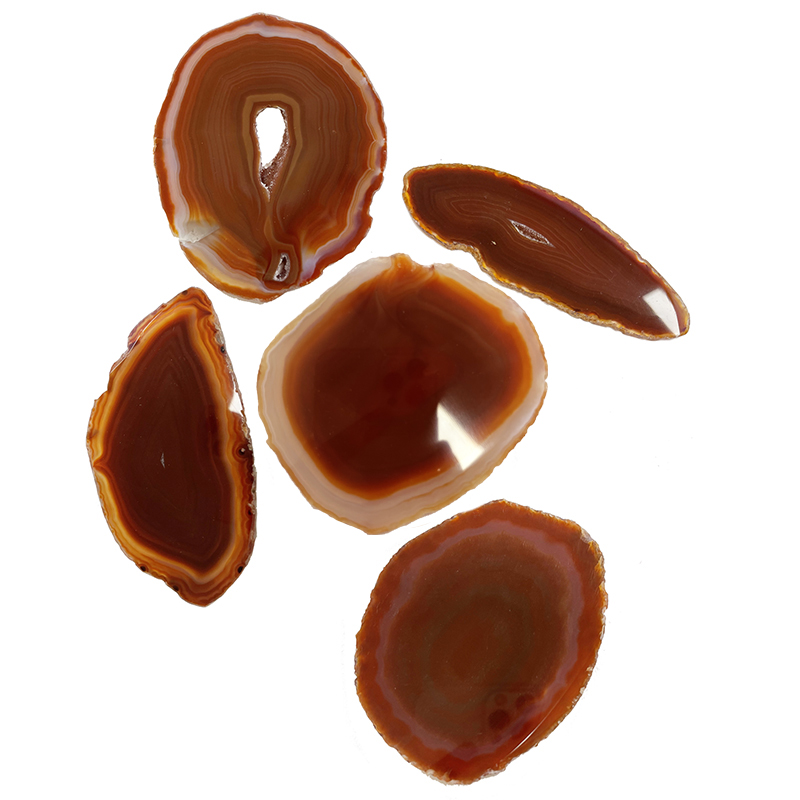 Agate Fine - env. 9 cm (Taille 3) - Les 5 pièces - Qualité B