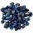 Agate bleue teintée pierres roulées 1KG