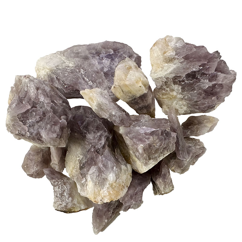 Améthyste d'Auvergne extra pierre brute - le kg - 3 à 10 cm