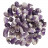 Améthyste zonée violet et blanc Namibie pierres roulées 1KG