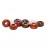 Billes 14x9mm gros trou lot de 10 pièces