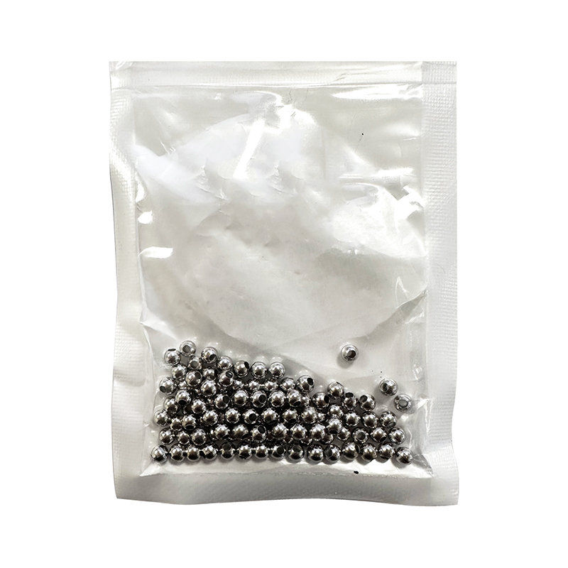 Lot de 100 billes argentées de 3 mm