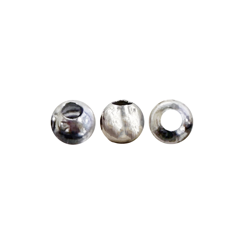 Lot de 100 billes argentées de 3 mm