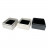 Lot de 36 Boîtes pour Bagues et Boucles d'Oreilles - 12 Noires, 12 Blanches Nacrés, 12 Grises