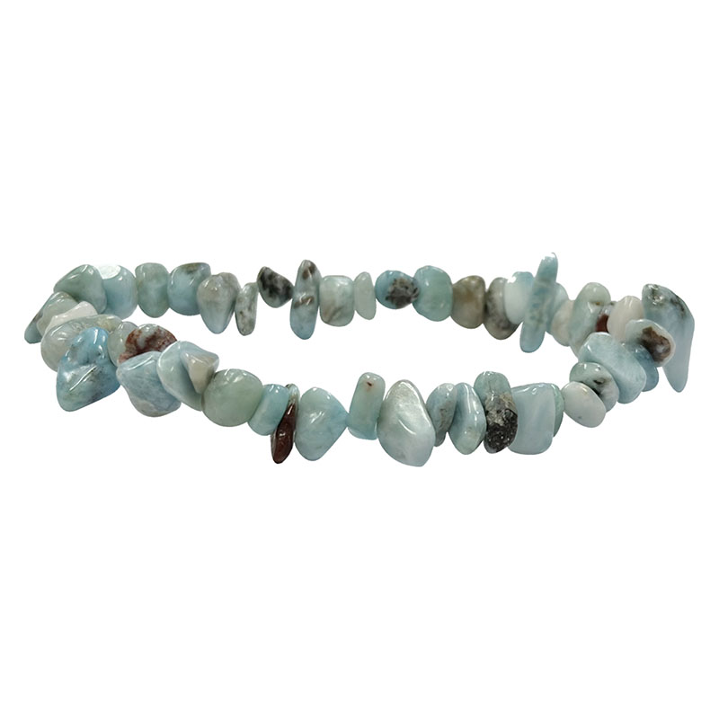 Bracelet baroque en Larimar extra