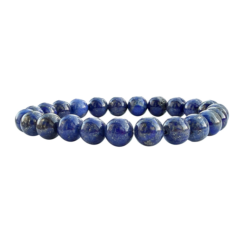 Bracelet Lapis Lazuli extra 8 mm - 20 cm ou 22,4 cm - La pièce