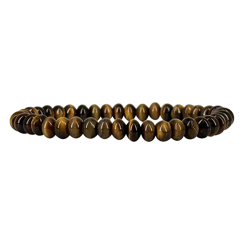 Bracelet oeil de tigre 4X6mm
