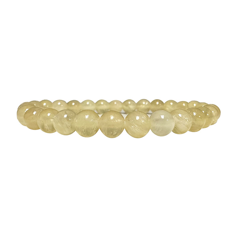 Bracelet Sélénite jaune