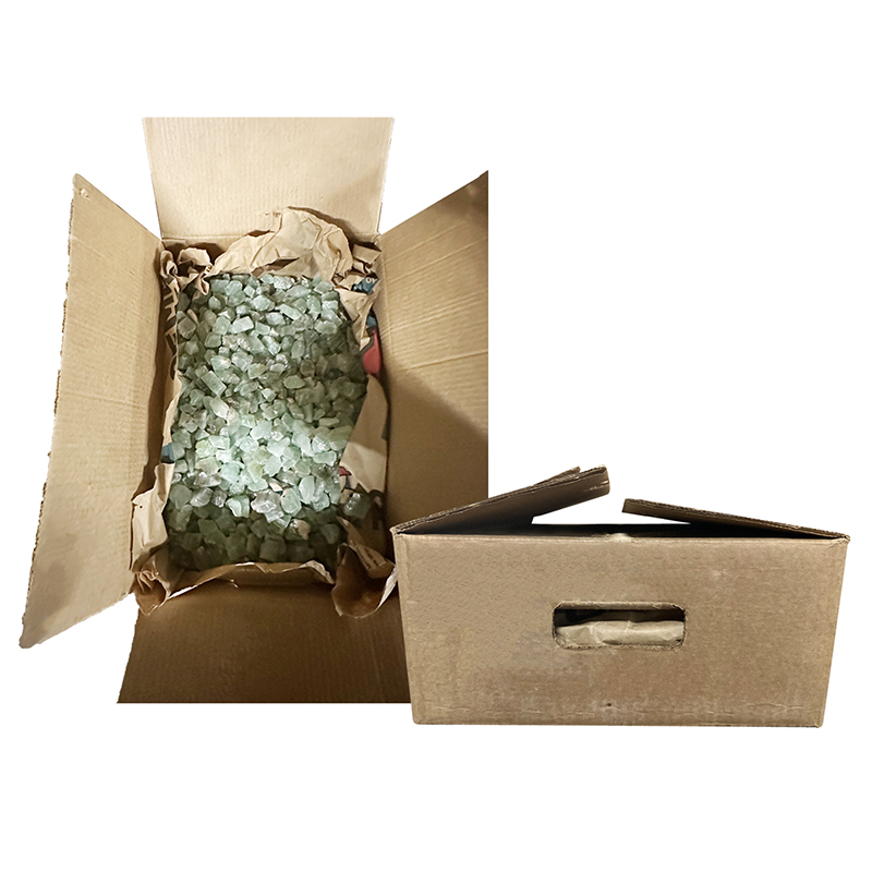 Calcite verte en provenance du Mexique - Le carton de 25 kg