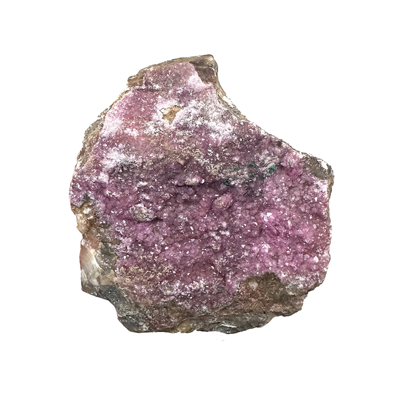 Cobaltocalcite rose cristallisée sur gangue - Congo - Pièce unique - 202304_34