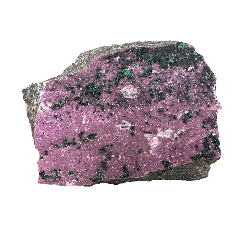 Cobaltocalcite rose cristallisée sur gangue - Congo - Pièce unique - 202304_36