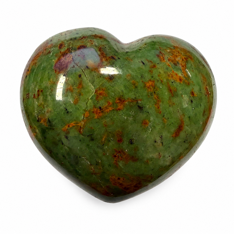 Cœur en Chrysoprase - Madagascar - La pièce