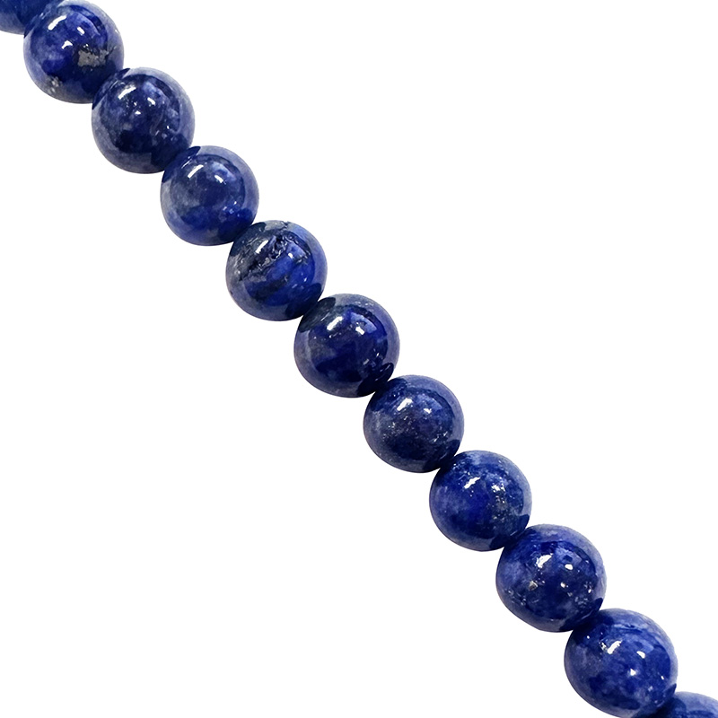 Collier boule lapis lazuli qualité extra extra 