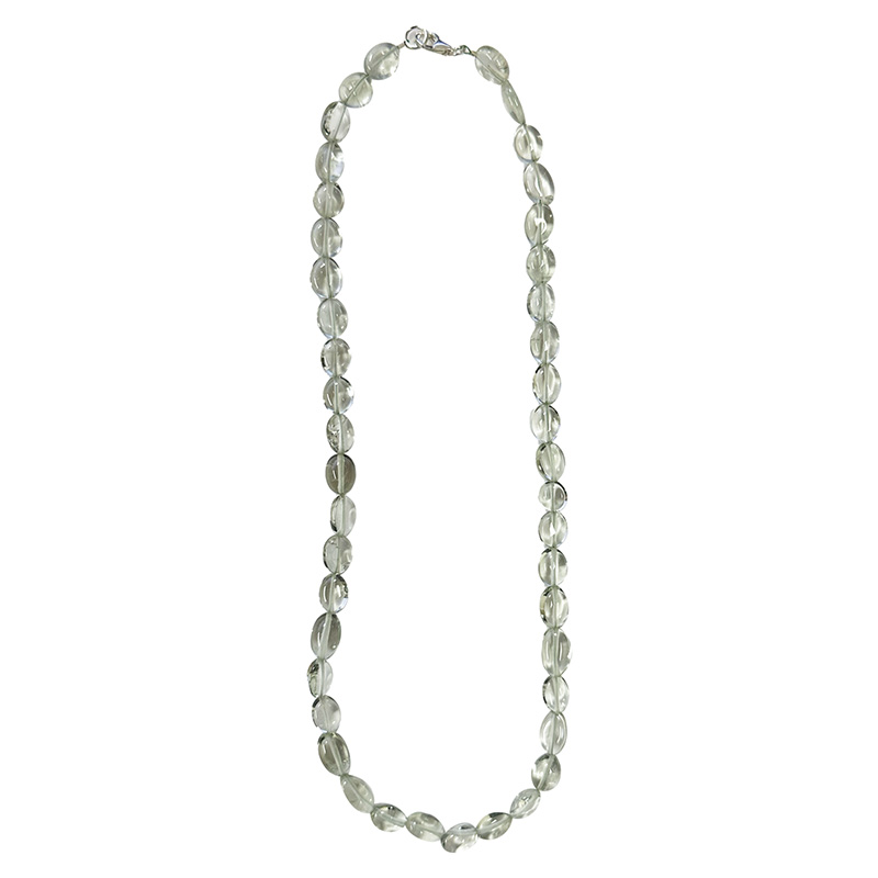 Collier prasiolite argent 925