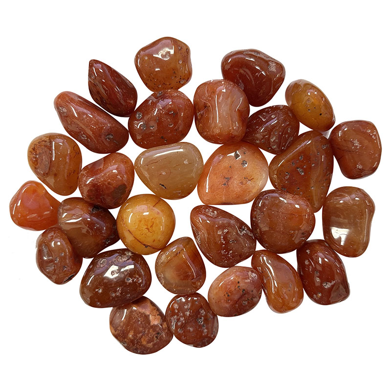 Cornaline du Brésil pierres roulées 1KG