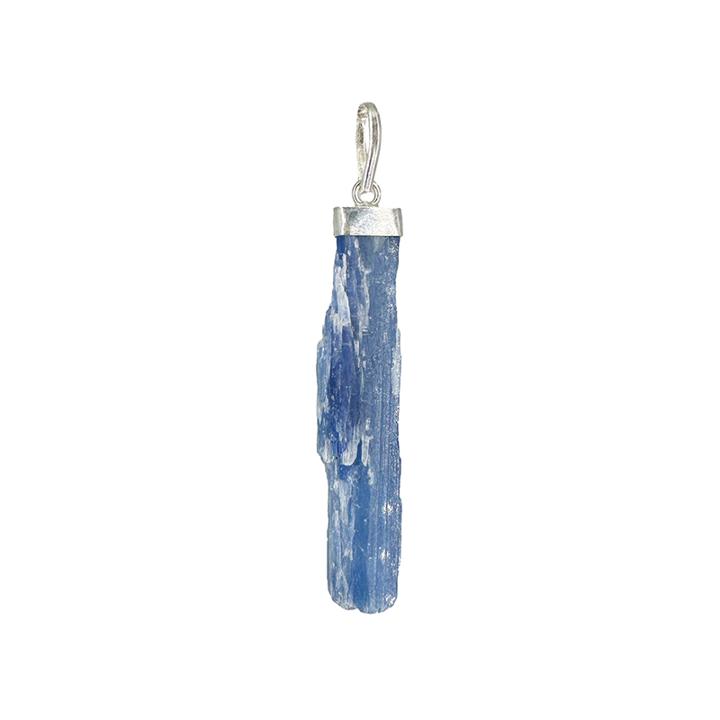 Pendentif Cyanite brute montage argent 0,925