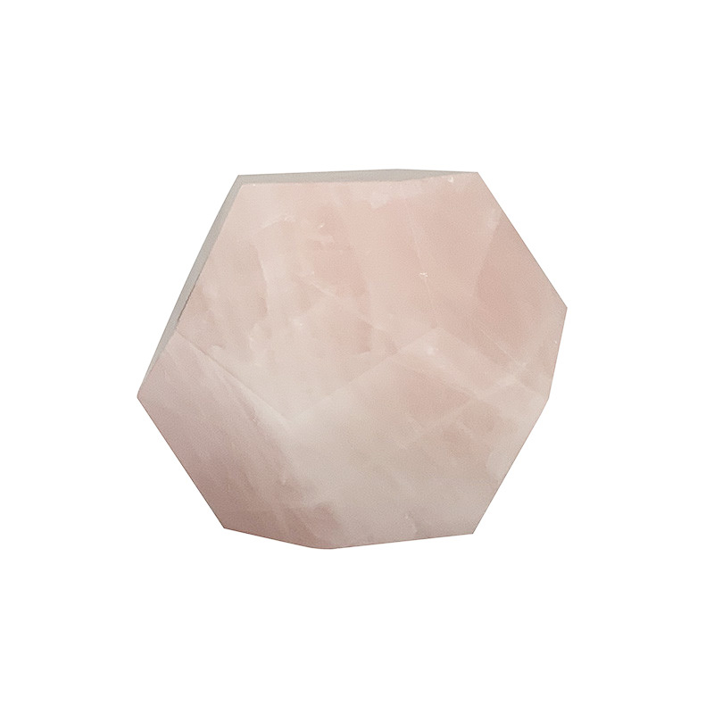 Dodecaèdre en quartz rose