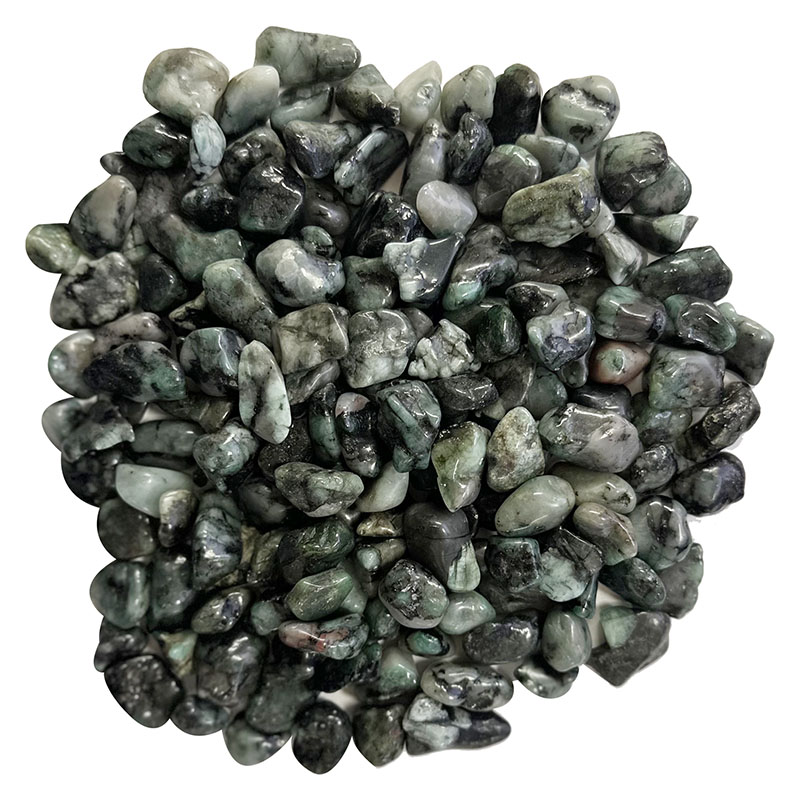 Emeraude en provenance du Brésil pierres roulées