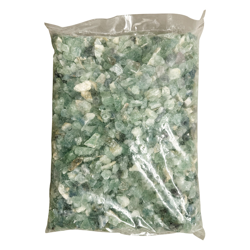 Fluorite verte brute de Chine chute sachet 5 KGS