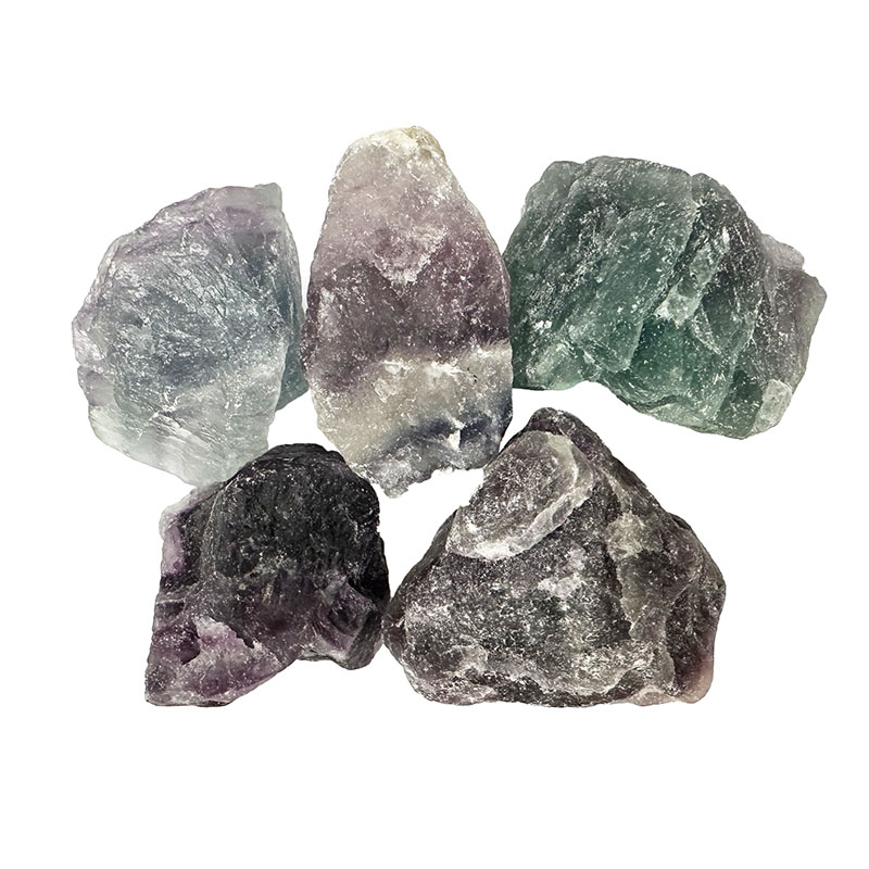 Fluorite brute verte et violette de Chine - Le kg - 3 à 6 cm