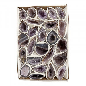 Géodinhos Amethyste en single le carton 16x25cm