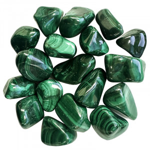 Malachite EXTRA pierres roulées le lot de 500 grs