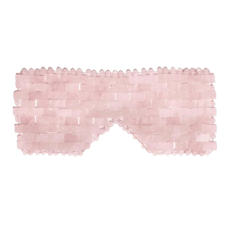 Masque Oculaire en Quartz Rose
