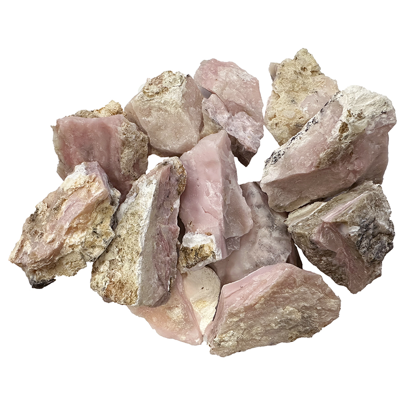 Opale Rose brute en provenance du Pérou - Le kg - 5 à 8 cm