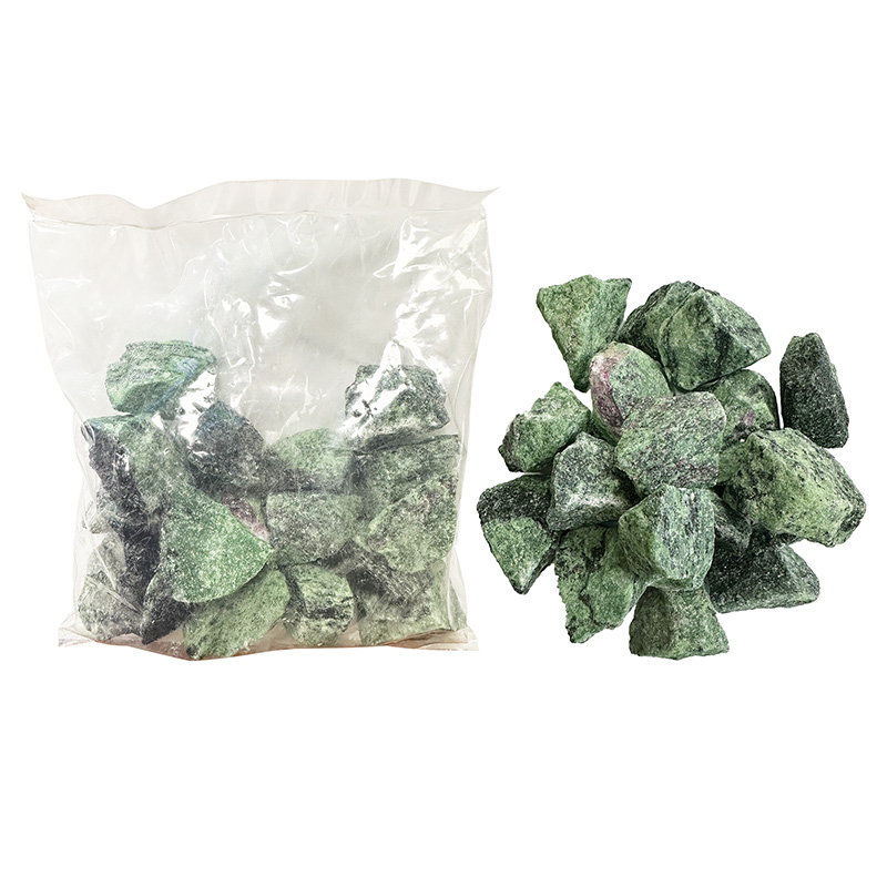 Zoïsite avec rubis extra Tanzanie 1KG en sachet