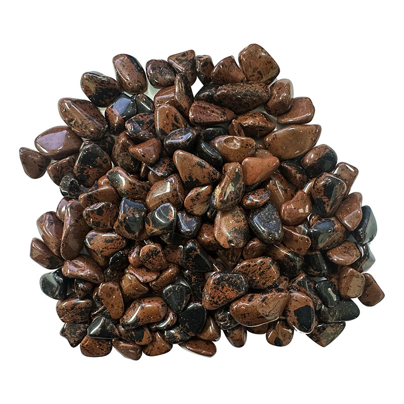 Obsidienne brune Mohacany pierres roulées 1 KG