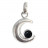 Pendentif Lune en argent 0.925