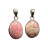 Pendentif rhodochrosite argent 0.925