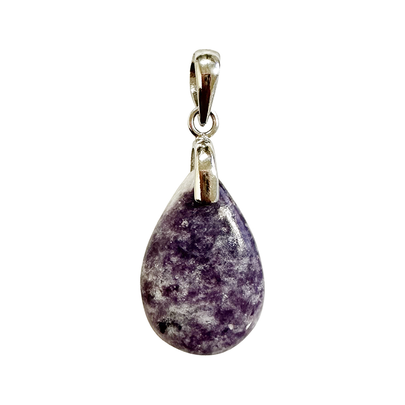 Pendentif Lepidolite - argent 925 rhodié