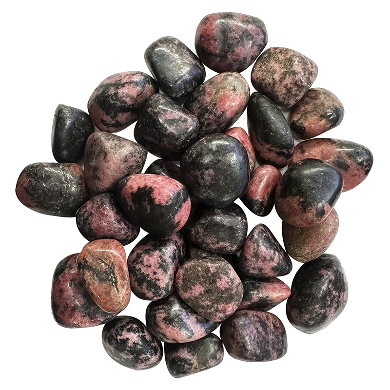 Rhodonite de Madagascar pierres roulées 1KG